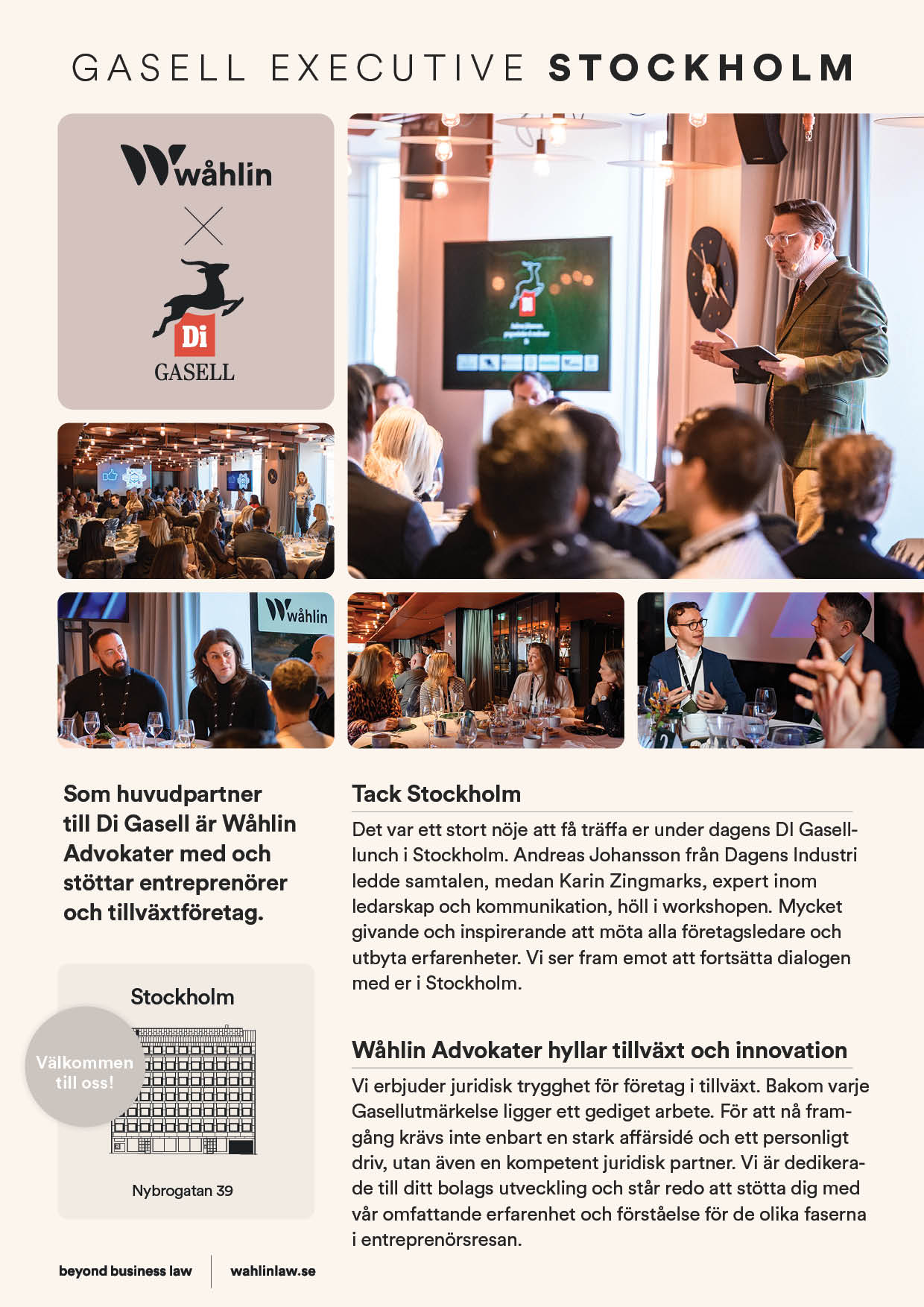Di Gasell Executive Stockholm