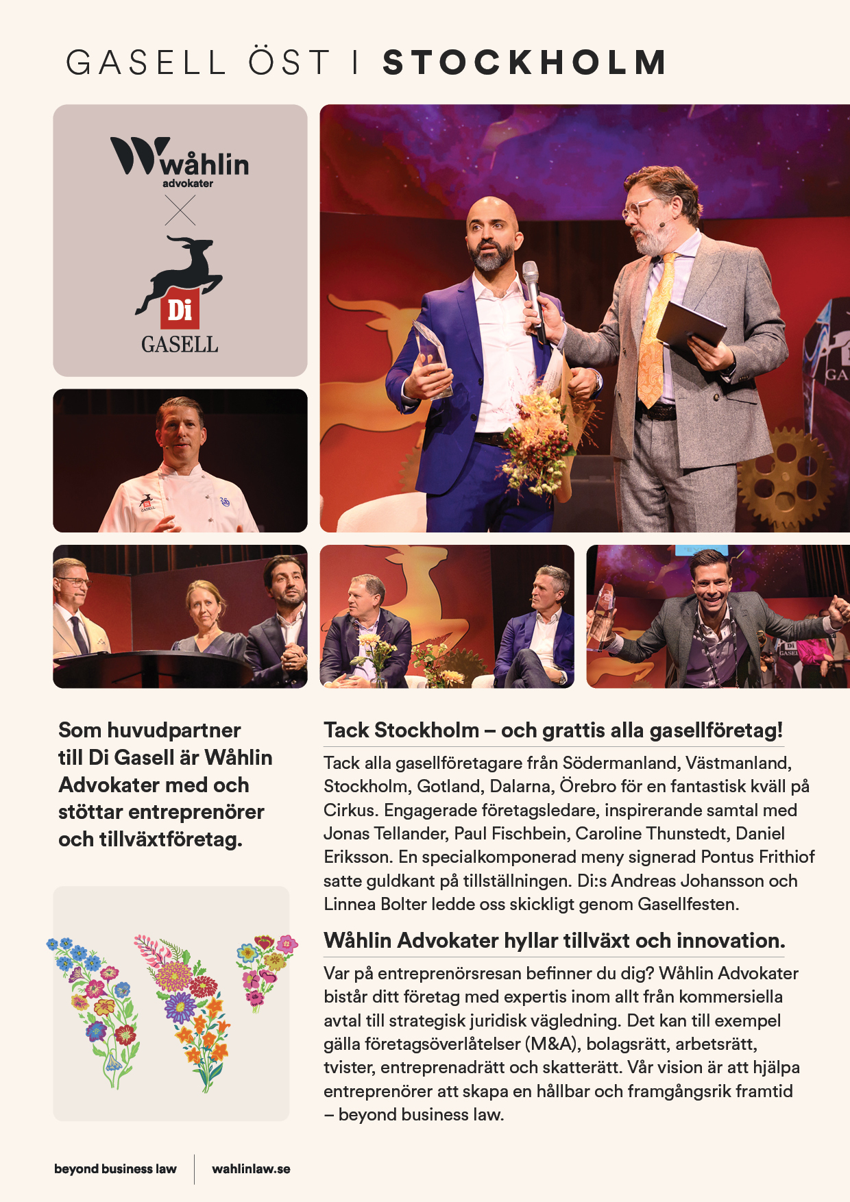 Gasell Öst i Stockholm